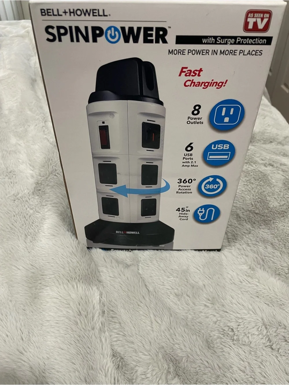 Bell and Howell spinpower charging
